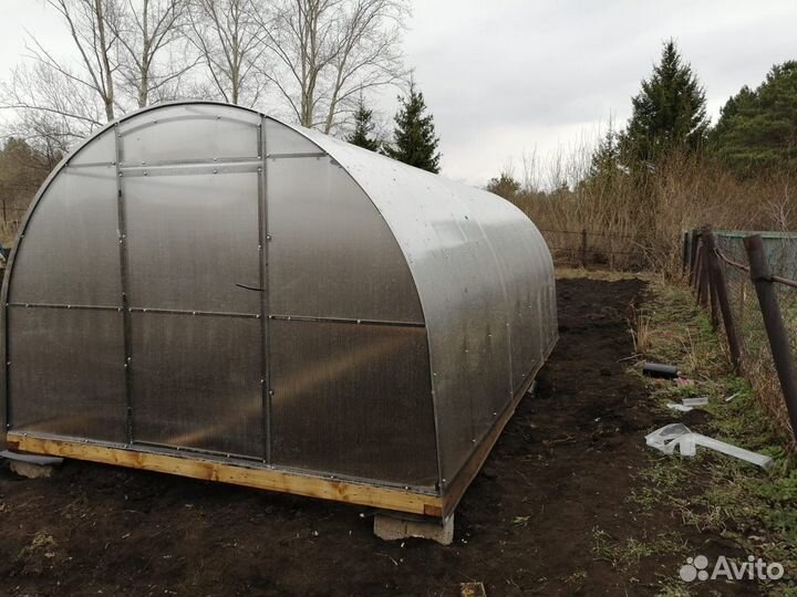 Теплица 4,6,8,10м поликарбонат