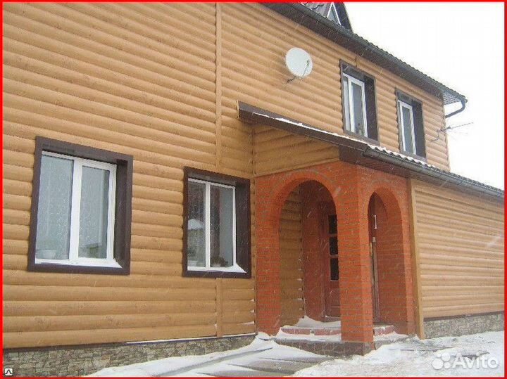 Фасад дома из сайдинга