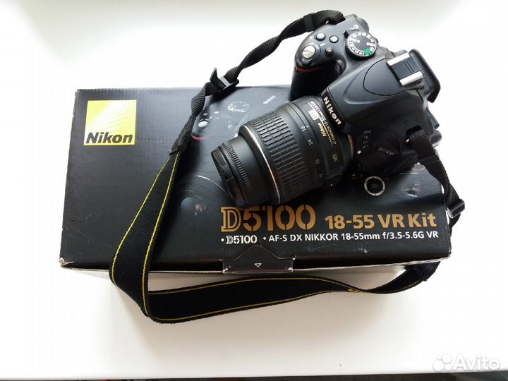 Nikon D5100 18-55 VR Kit + флешка