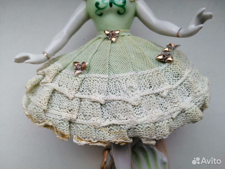 Фарфоровая статуэтка Германия танцовщица балерина