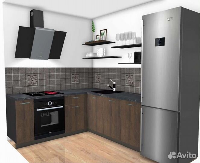 Кухня на заказ по индивидуальным размерам