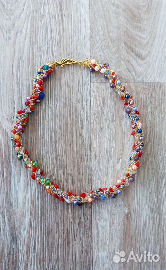 Колье Ералаш ручная работа