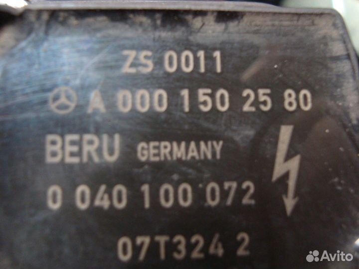 Катушка зажигания W204 M271 A0001502580