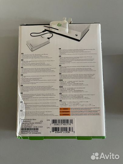 Внешний жёсткий диск xbox s/x stea4000407 4 tb