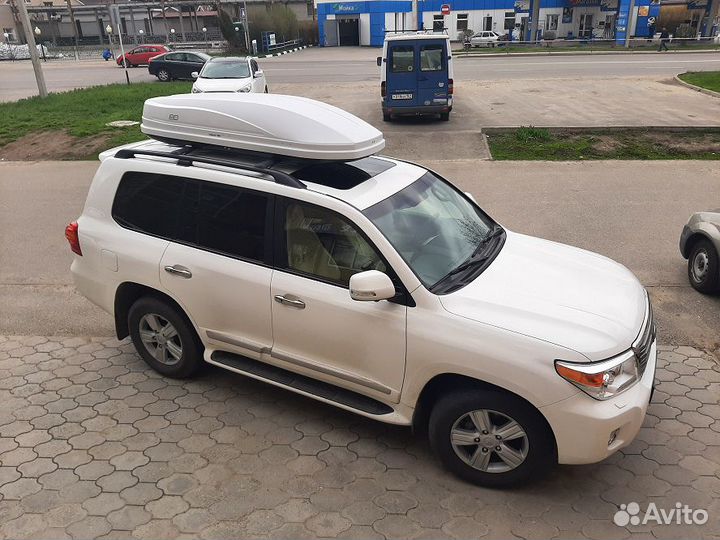 Автобокс Магнум 580 литров, Белый карбон