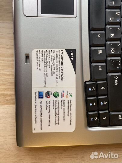 Ноутбук acer TravelMate 2440