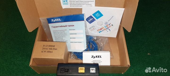 Модем adsl2+ zyxel