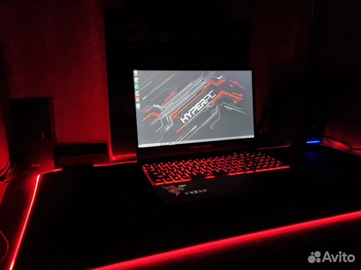 Игровой ноутбук RTX 3080 на 16GB HyperPC play 15