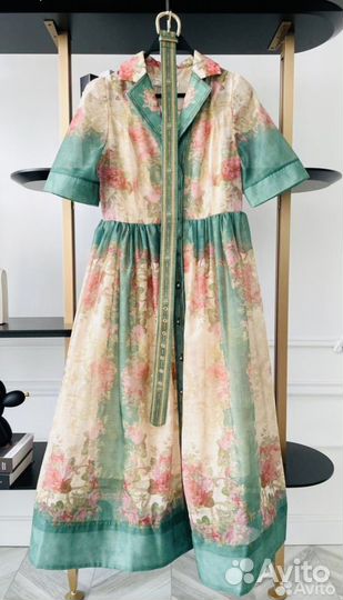 Платье в стиле zimmermann