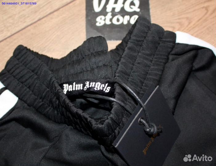 Штаны черные Palm Angels (Арт.85230)