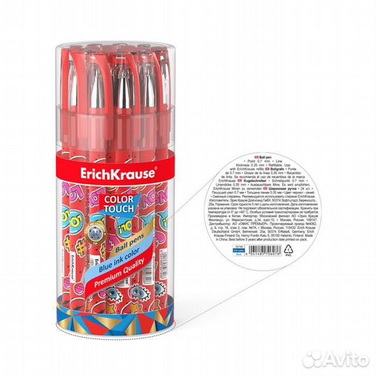 Ручка шариковая ErichKrause ColorTouch Sweet love