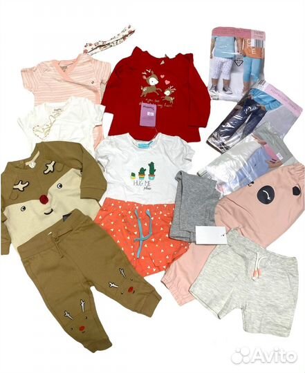 Вещи новые на девочку 74-80