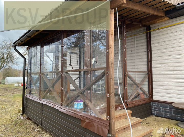 Мягкие окна для беседки