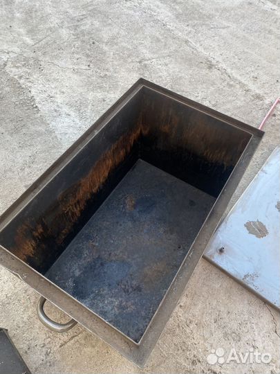 Коптильня горячего копчения из нержавейки