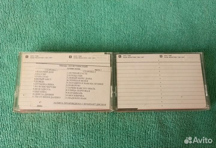 Аудиокассеты TDK с записью