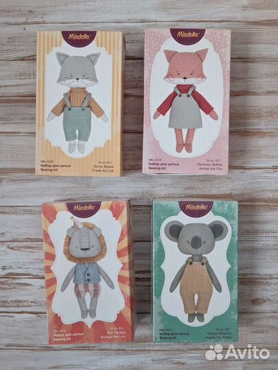 Miadolla - наборы для шиья мягких игрушек