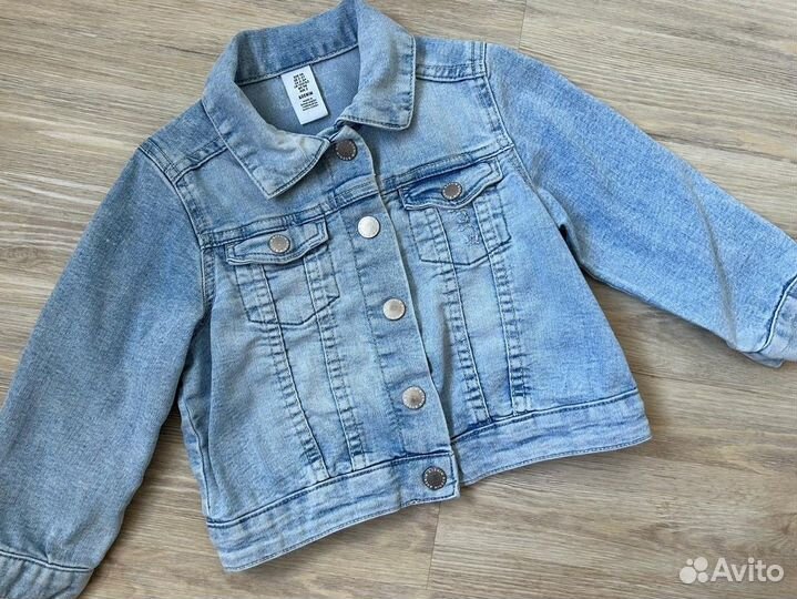 Куртка джинсовая для девочки h&m 98
