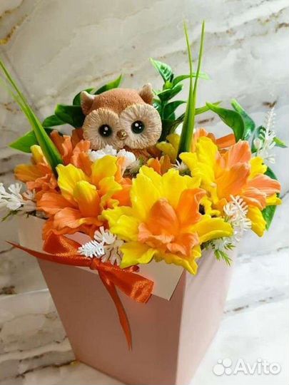 Букет из мыла