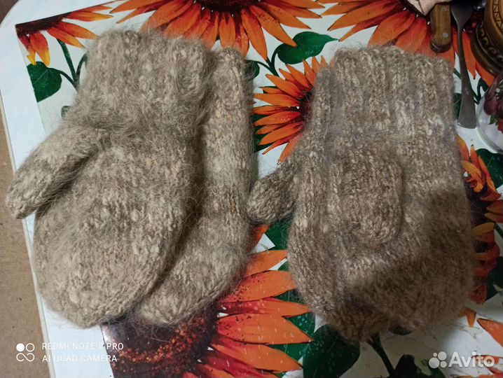 Рукавицы из собачьего пуха