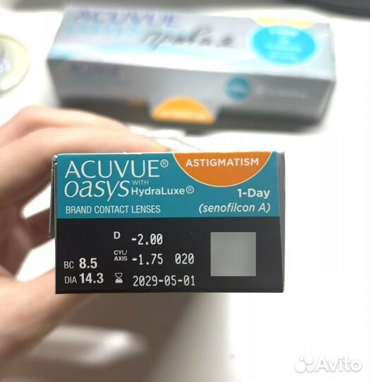 Линзы acuvue oasys astigmatism