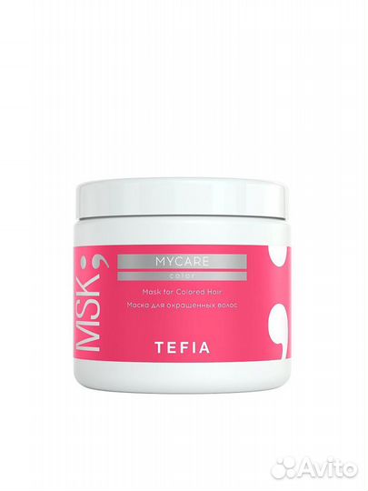 Маска для окрашенных волос Tefia