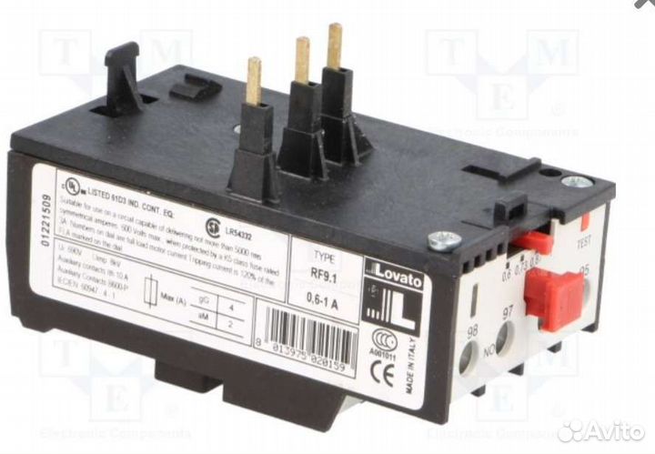Термореле, термическое реле, тепловое реле lovato