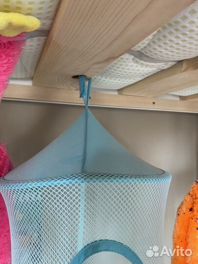 Корзина для игрушек подвесная сетка икеа