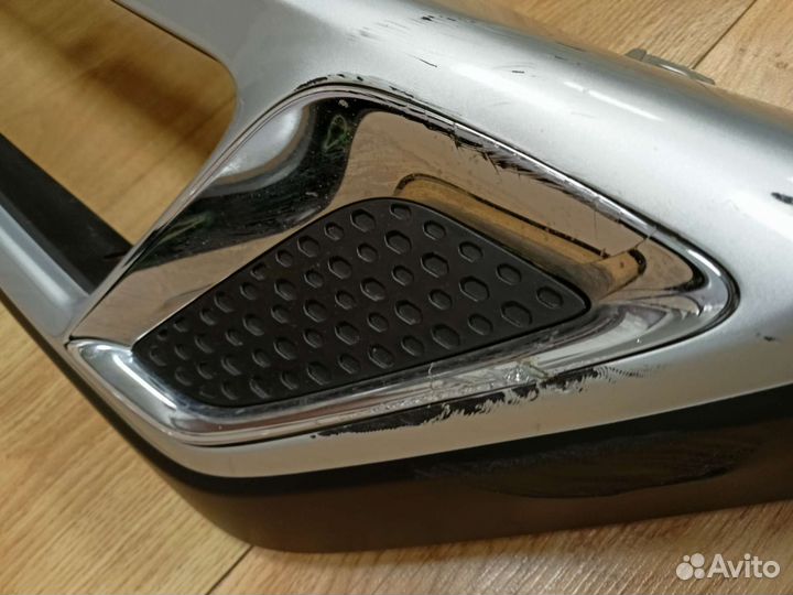 Накладка бампера переднего mitsubishi outlander