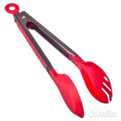 Щипцы-ложка кухонные нейлон, нерж. 25см 884-087