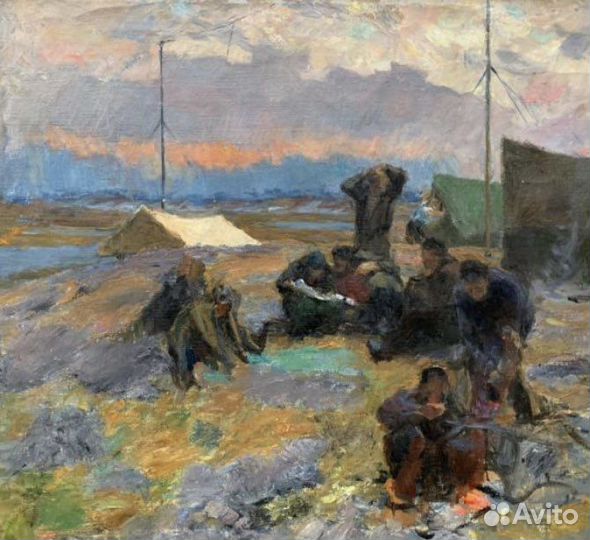 Соцреализм картина Солоницын А.П