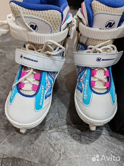 Коньки детские раздвижные 27 30