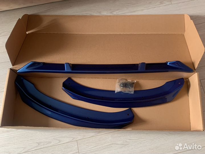 Сплиттер переднего бампера LADA vesta