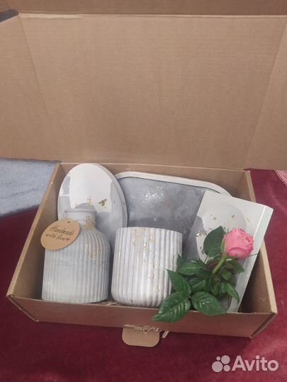 Изделия из гипса ручная работа, декоративные свечи