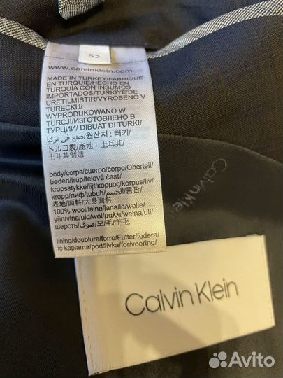 Мужской классический костюм Calvin Klein (новый)
