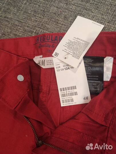 Джинсы H&M для мальчика 134