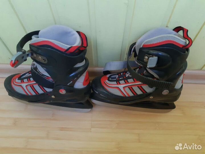 Коньки раздвижные р.34-37