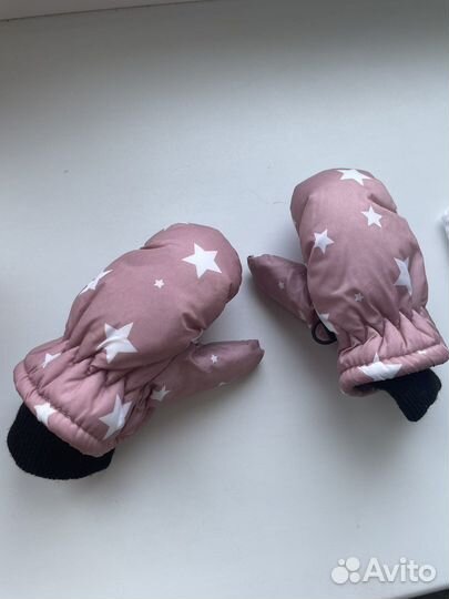 Варежки зимние детские 1-2 года