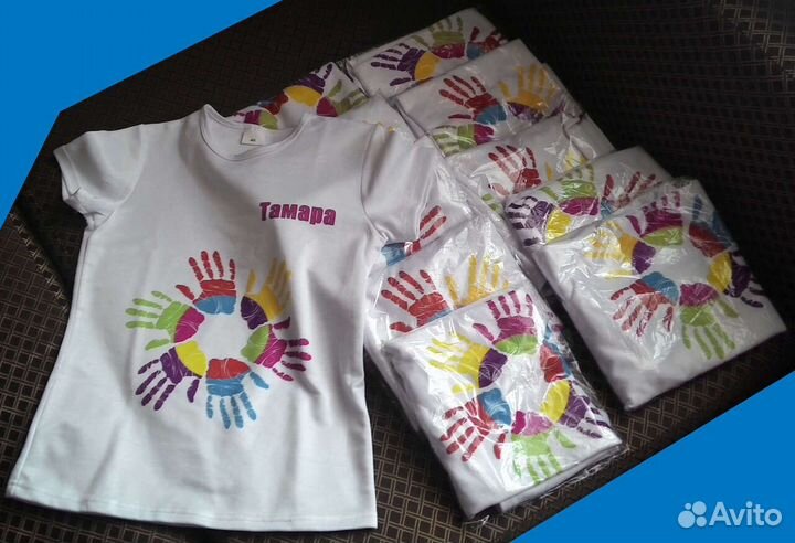 Печать на футболках, одежде, текстиле