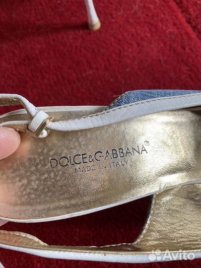Dolce gabbana босоножки