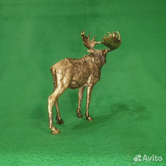 Статуэтка из бронзы литая. Лось большой