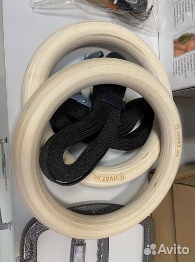 Кольца гимнастические на ремнях