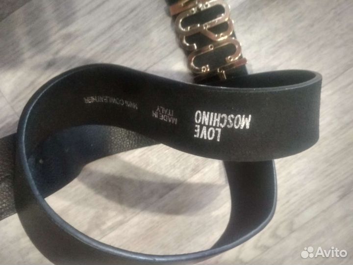 Ремень оригинальный Италия широкий Moschino