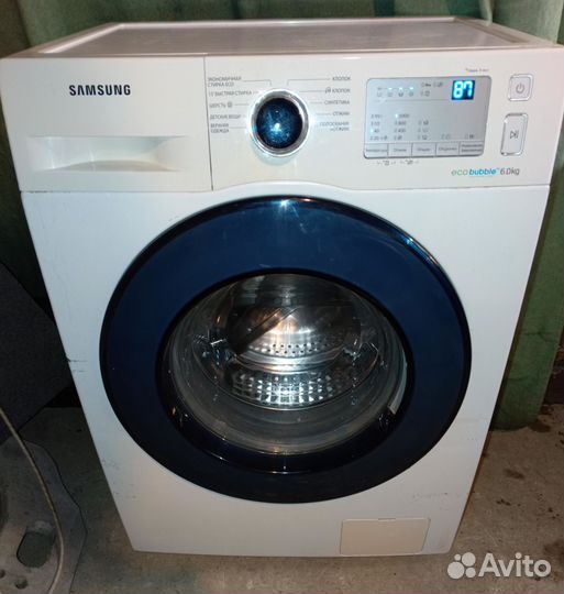 Стиральная машина samsung eco bubble 6 кг