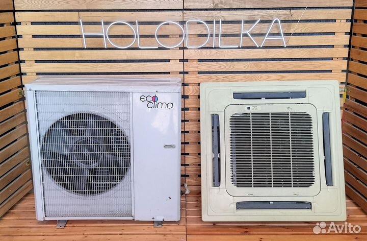 Кондиционер кассетный eco clima kfr-120w-02s