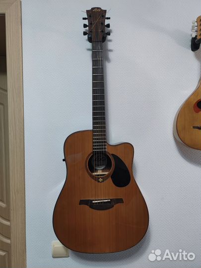 Полуакустическая гитара Lag Tramontane T100DCE