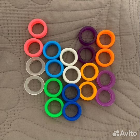 Силиконовые кольца для ножниц