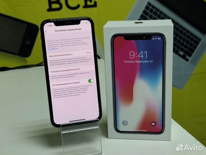 Телефон iPhone X 256 GB/рассрочка