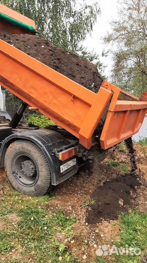 Газонный почвогрунт для газона, Чернозем, навоз