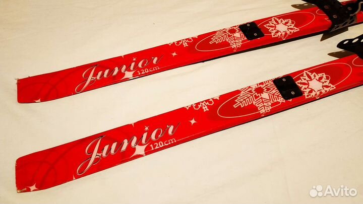 Лыжи детские беговые комплект