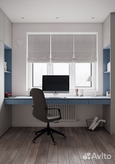 Шкаф с рабочей зоной